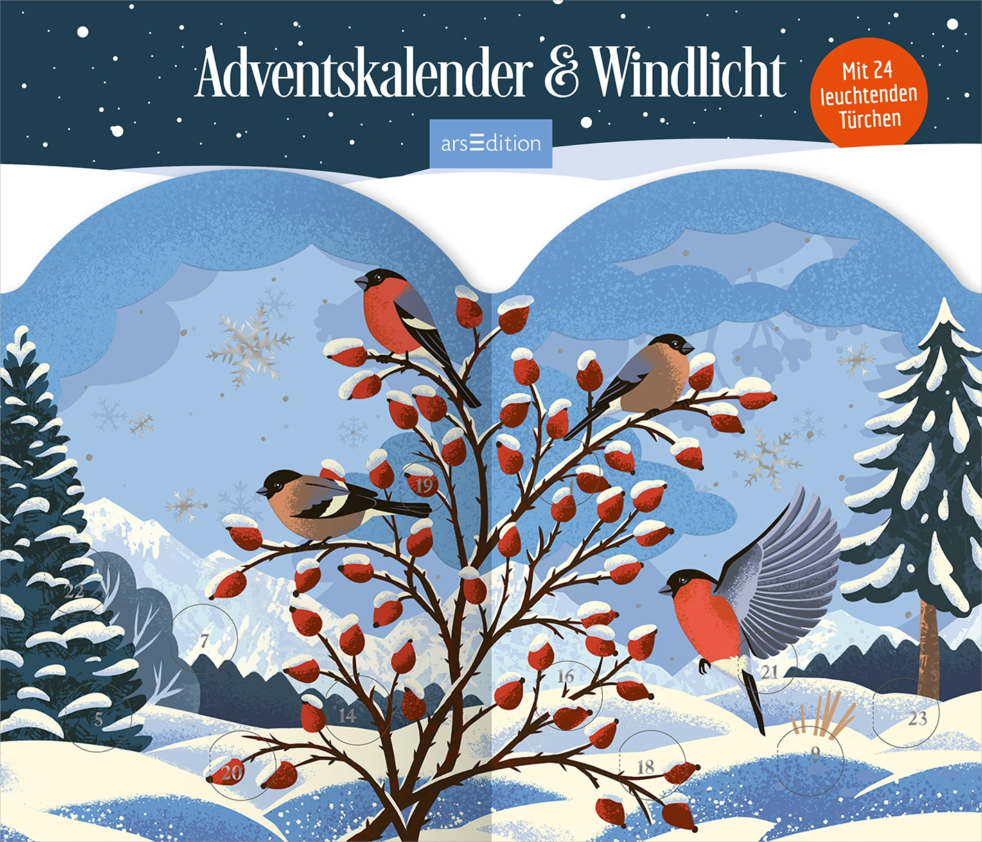 arsEdition 2026: Windlicht-Adventskalender Winterzauber – offizielles Cover