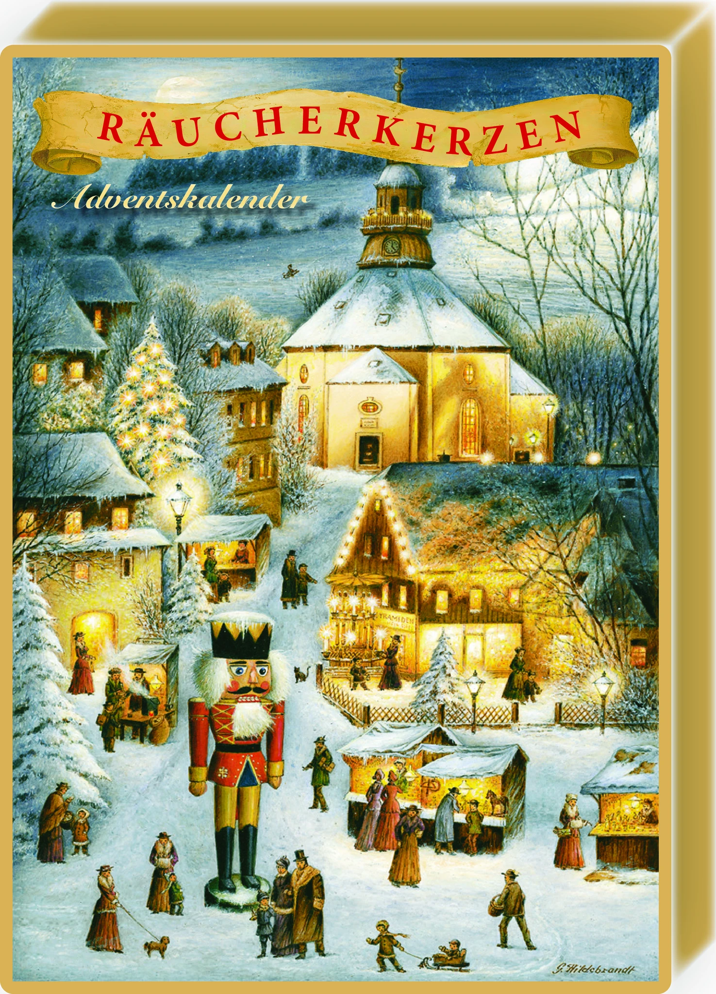 Brück & Sohn Seiffen Räucherkerzen Adventskalender 2026