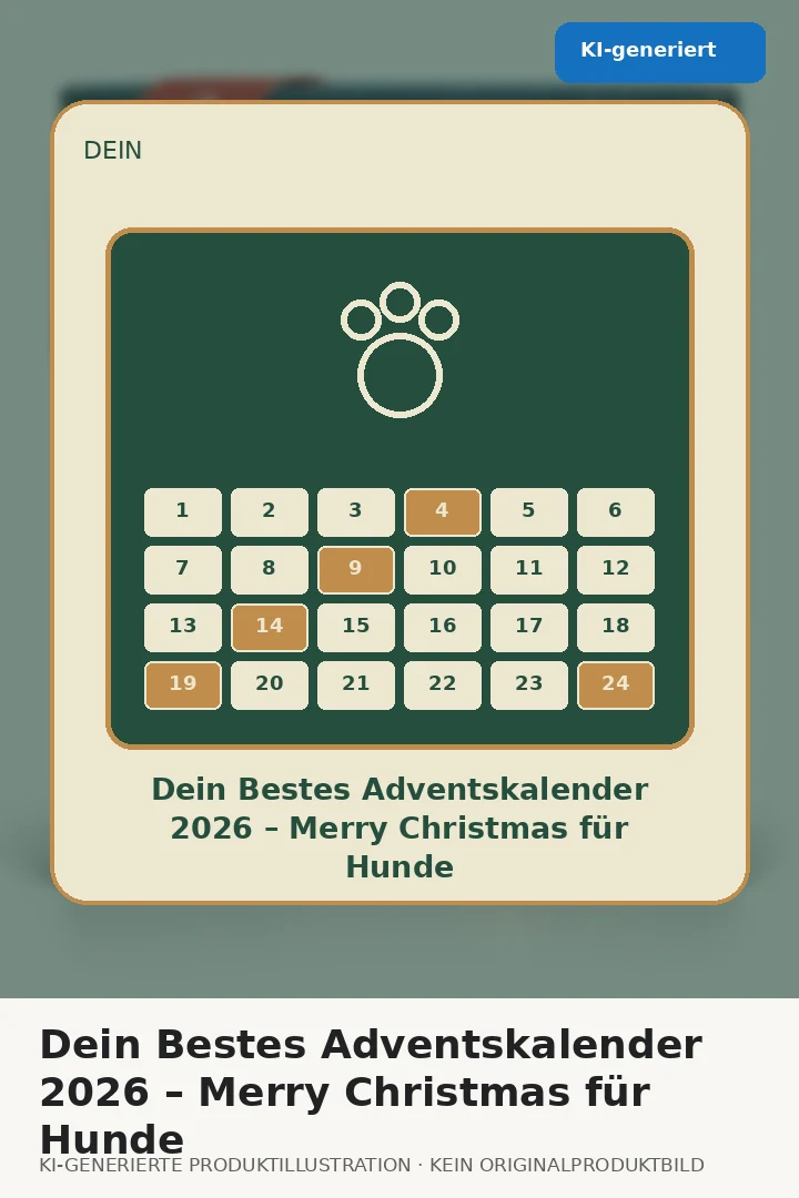Dein Bestes Adventskalender 2026 – Merry Christmas für Hunde