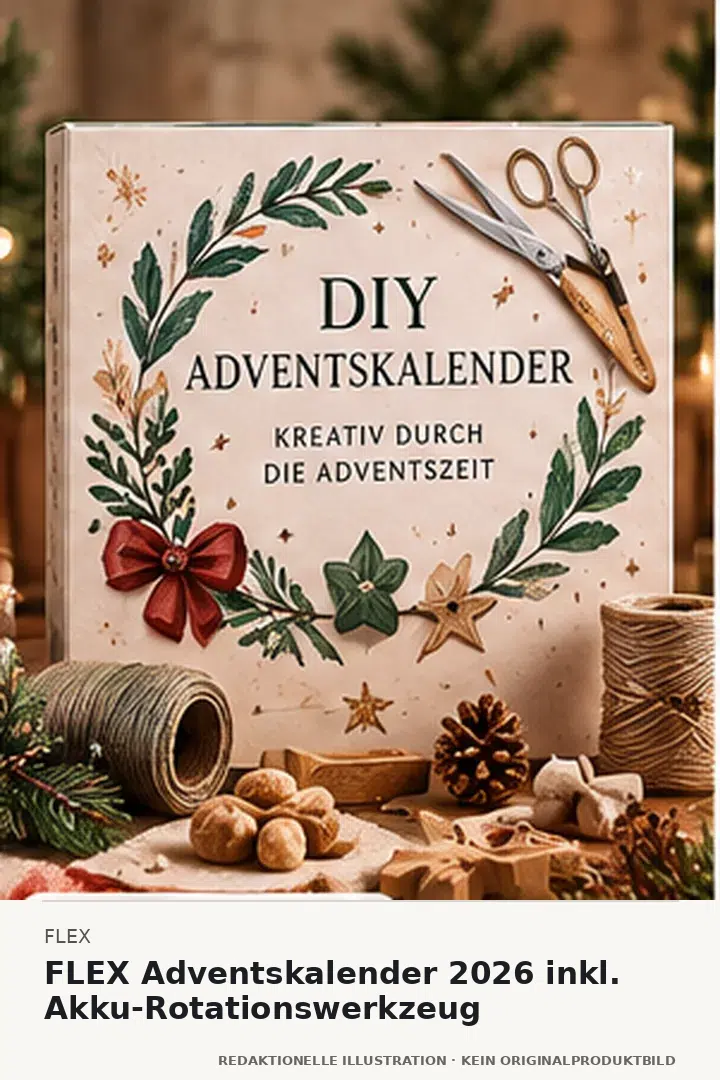 FLEX Adventskalender 2026 inkl. Akku-Rotationswerkzeug