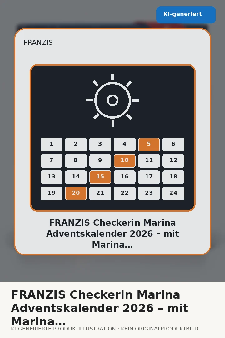 FRANZIS Checkerin Marina Adventskalender 2026 – Mit Marina einmal um die Welt