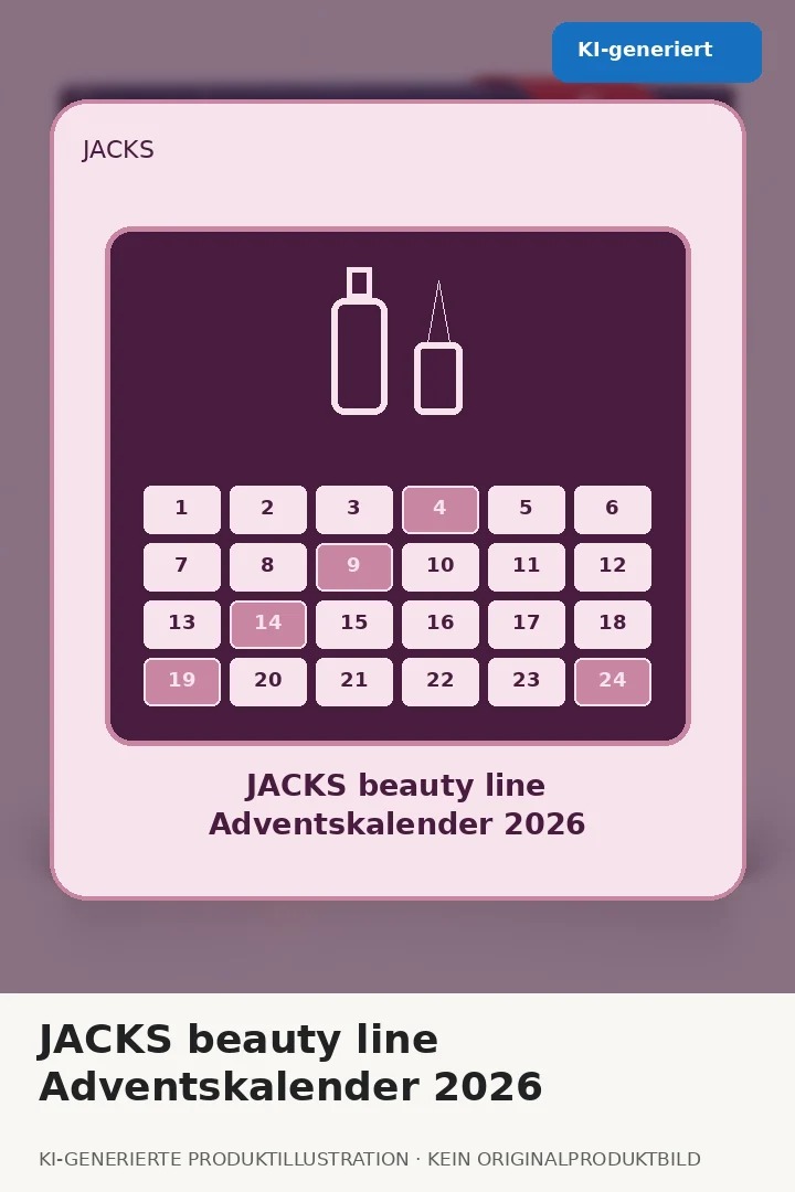 JACKS beauty line Adventskalender 2026