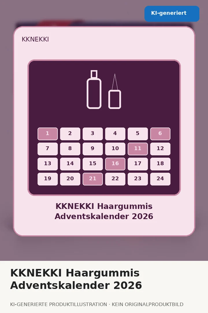 KKNEKKI Haargummis Adventskalender 2026