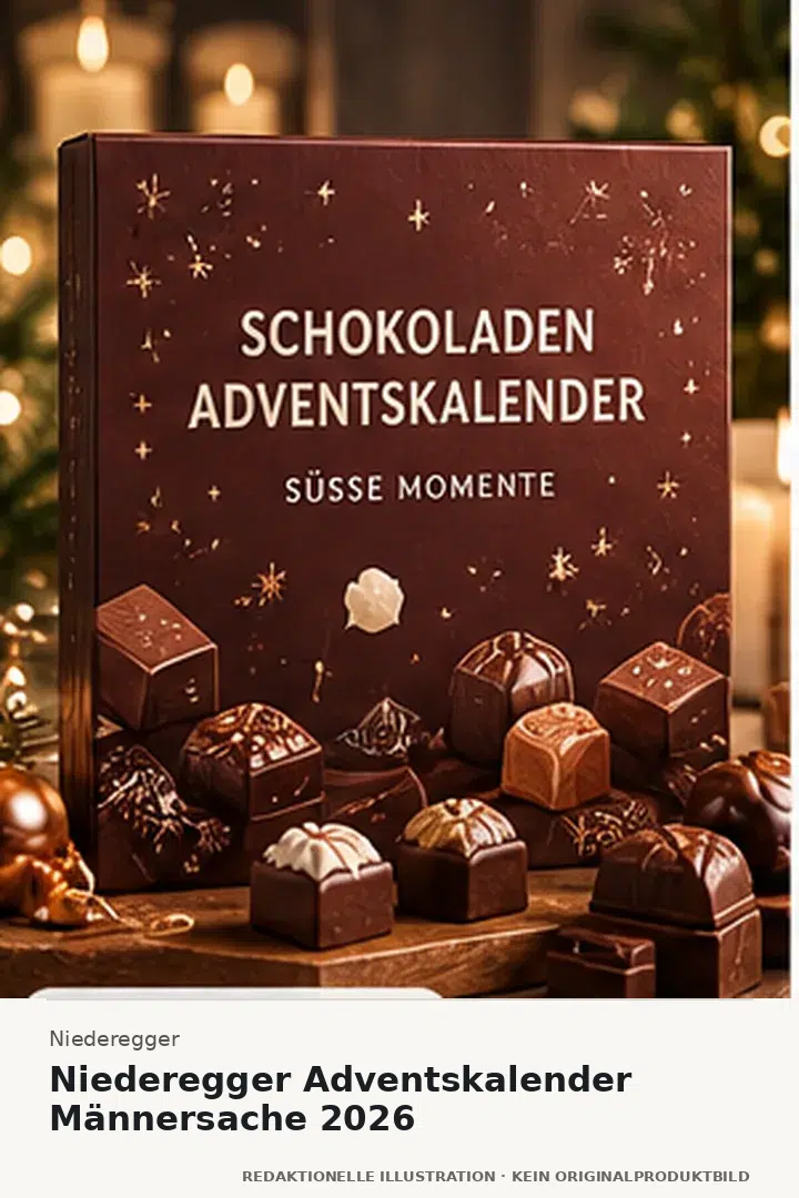 Niederegger Adventskalender Männersache 2026