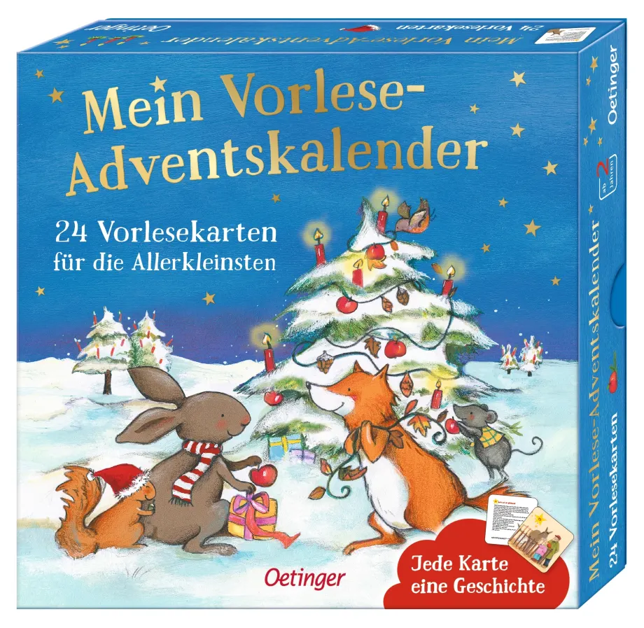 Mein Vorlese-Adventskalender. 24 Vorlesekarten für die Allerkleinsten