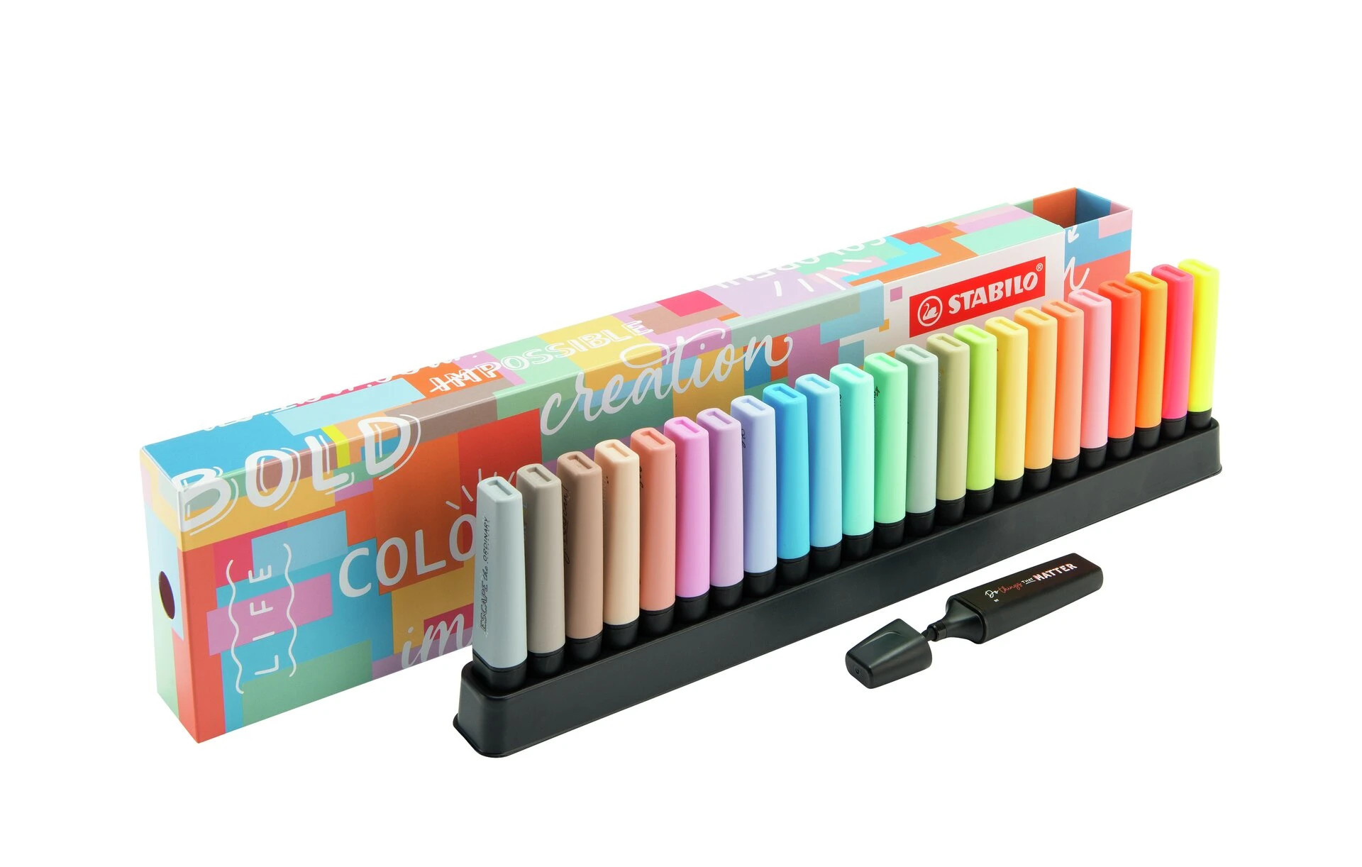 STABILO BOSS ORIGINAL 24 Highlights Geschenkset / Adventskalender 2026