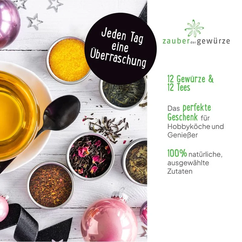Zauber der Gewürze Tee & Gewürz Adventskalender 2026