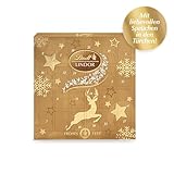 Lindt Schokolade LINDOR Mini Adventskalender 2024 | 109 g | 24 LINDOR Kugeln mit zartschmelzender Füllung | Schokolade für die Weihnachtszeit | Schokoladengeschenk | Pralinengeschenk