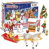 CRAZE Adventskalender Bibi und Tina Pferde Weihnachtskalender B&T für Mädchen Spielzeugkalender Kreative Inhalte, Tolle Überraschungen 24676